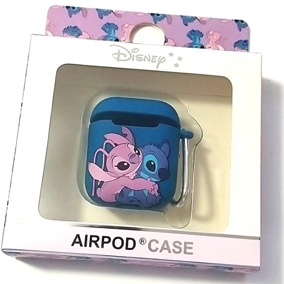 Disney Accessories Disney Lilo And Stitch Earphones Apple Airpod Case Protective Cover Blue